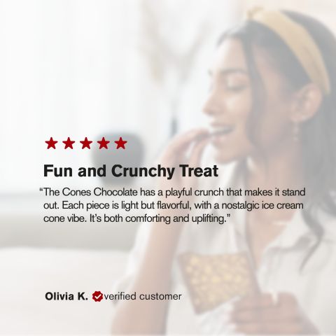 600mg Milk Chocolate & Wafer Cone Bar – Delta 8 – Chill Plus - Thumbnail 6