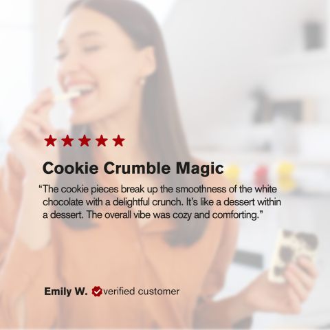 600mg White Chocolate & Cookies Bar – Delta 8 – Chill Plus - Thumbnail 6