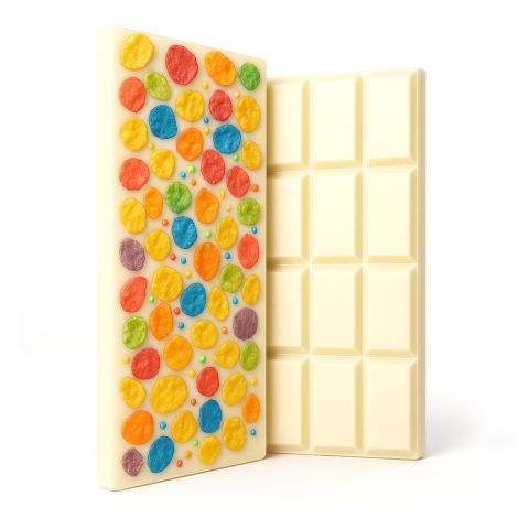 600mg White Chocolate with Cereal & Sprinkles Bar – Delta 8 – Chill Plus - Thumbnail 1