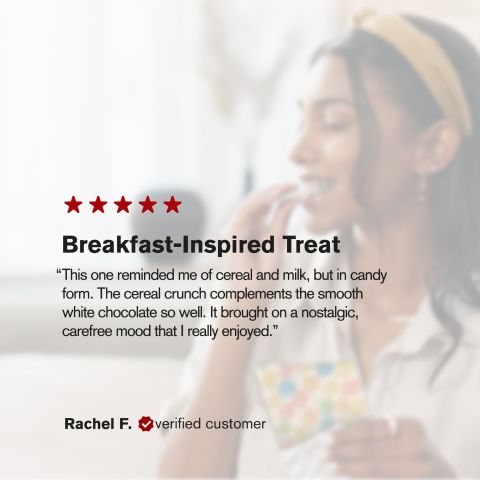 600mg White Chocolate with Cereal & Sprinkles Bar – Delta 8 – Chill Plus - Thumbnail 6