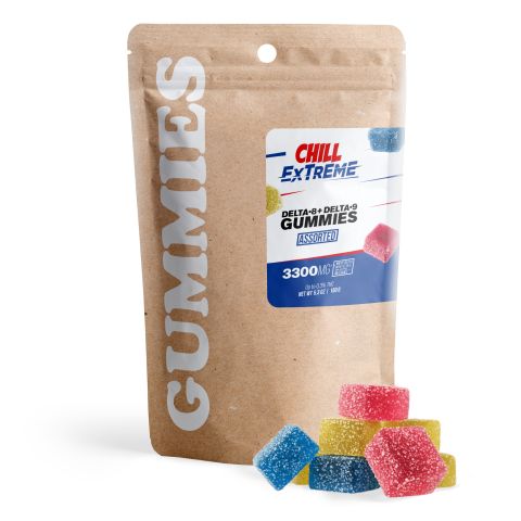 110mg D8 & D9 Gummies – Mixed Fruits – Chill Extreme - Thumbnail 3