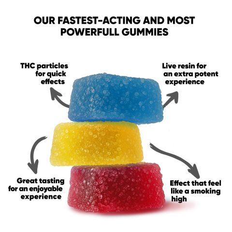 110mg D8 & D9 Gummies – Mixed Fruits – Chill Extreme - Thumbnail 6