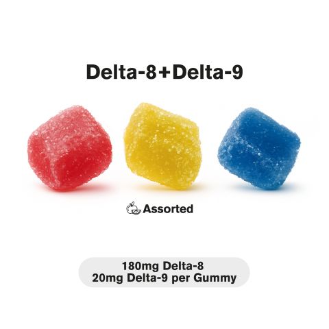 200mg D8, D9, THCP, Mushroom Blend Gummies - Mixed Fruits - Chill Extreme - Thumbnail 5