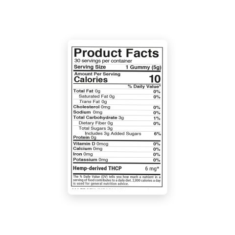 6mg THCP Gummies - Blueberry - Chill Extreme - Thumbnail 11