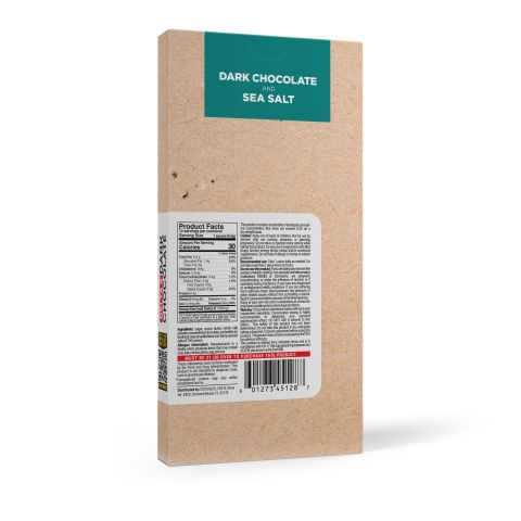 1,200mg Dark Chocolate & Sea Salt Bar – Delta 8 – Chill Plus - Thumbnail 7