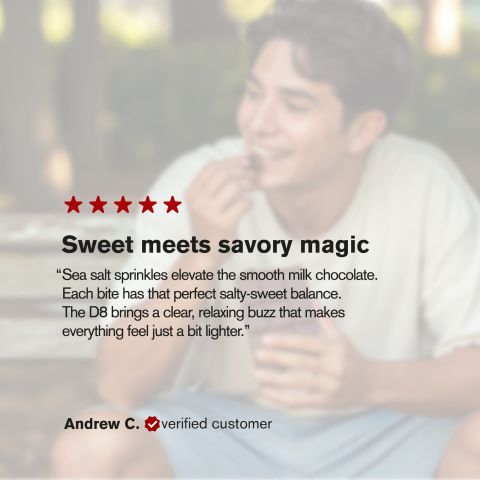 1,200mg Milk Chocolate & Sea Salt Bar – Delta 8 – Chill Plus - Thumbnail 6