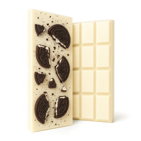 1,200mg White Chocolate & Cookies Bar - Delta 8 - Chill Plus - Thumbnail 1