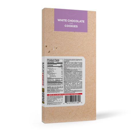 1,200mg White Chocolate & Cookies Bar - Delta 8 - Chill Plus - Thumbnail 7