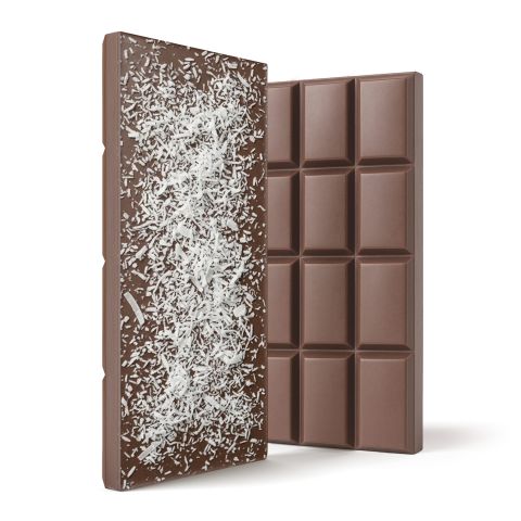 1,200mg Milk Chocolate & Coconut Flakes Bar – Delta 8 – Chill Plus - Thumbnail 1