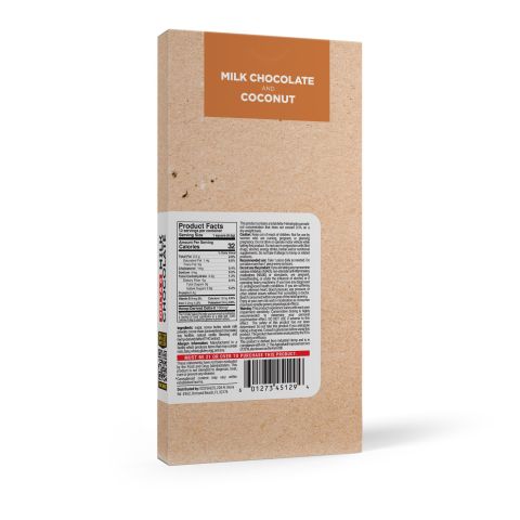 1,200mg Milk Chocolate & Coconut Flakes Bar – Delta 8 – Chill Plus - Thumbnail 7