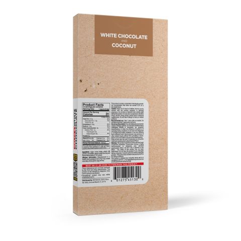 1,200mg White Chocolate & Coconut Flakes Bar - Delta 8 - Chill Plus - Thumbnail 7