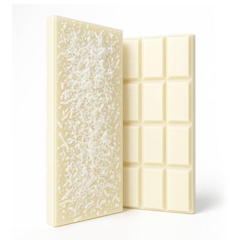 1,200mg White Chocolate & Coconut Flakes Bar - Delta 8 - Chill Plus - Thumbnail 1