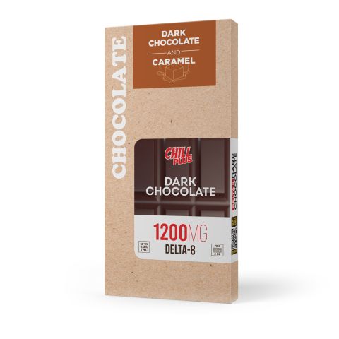 1,200mg Dark Chocolate & Caramel Bar - Delta 8 - Chill Plus - Thumbnail 3