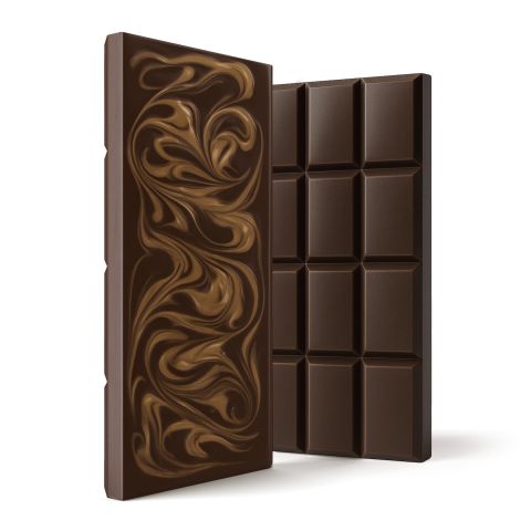1,200mg Dark Chocolate & Caramel Bar - Delta 8 - Chill Plus - Thumbnail 1