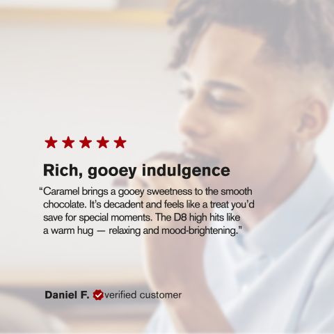 1,200mg Milk Chocolate & Caramel Bar - Delta 8 - Chill Plus - Thumbnail 6