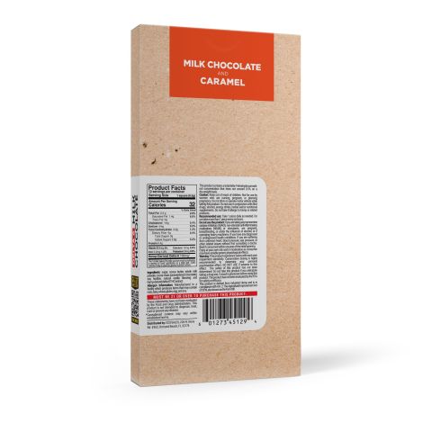 1,200mg Milk Chocolate & Caramel Bar - Delta 8 - Chill Plus - Thumbnail 7