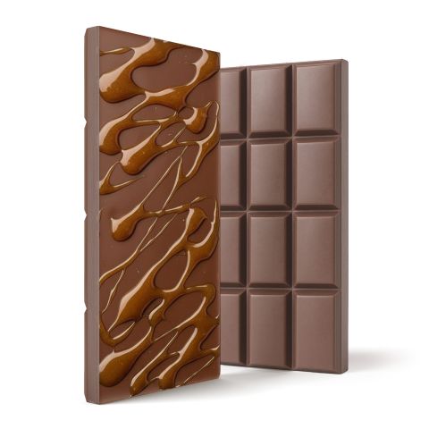 1,200mg Milk Chocolate & Caramel Bar - Delta 8 - Chill Plus - Thumbnail 1