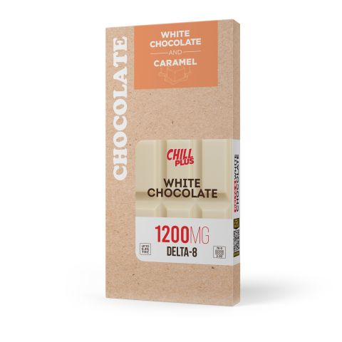 1,200mg White Chocolate & Caramel Bar - Delta 8 - Chill Plus - Thumbnail 3
