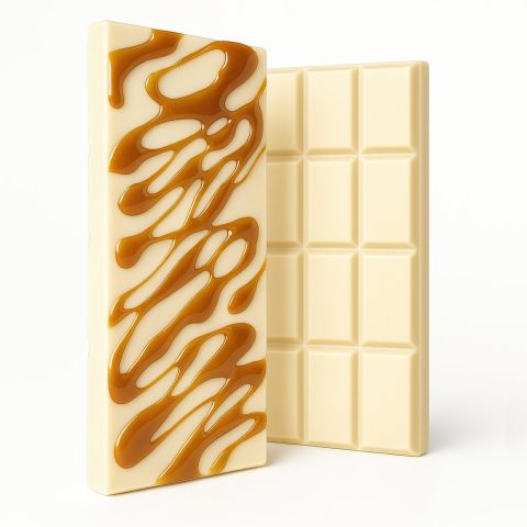1,200mg White Chocolate & Caramel Bar - Delta 8 - Chill Plus - Thumbnail 1
