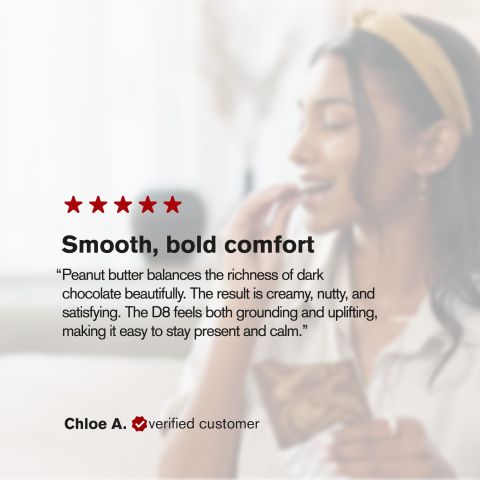 1,200mg Dark Chocolate & Peanut Butter Bar - Delta 8 - Thumbnail 6