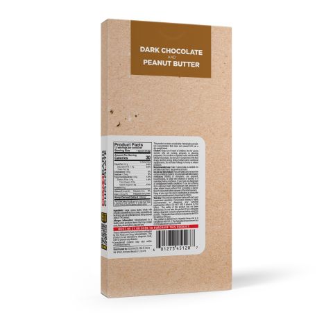 1,200mg Dark Chocolate & Peanut Butter Bar - Delta 8 - Thumbnail 7