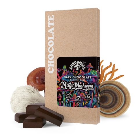 14,400mg Dark Chocolate Bar - Magic Mushroom - Shrooomies - Thumbnail 2
