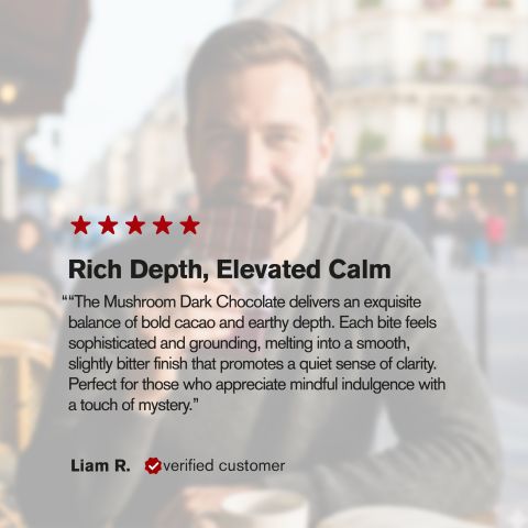 14,400mg Dark Chocolate Bar - Magic Mushroom - Shrooomies - Thumbnail 6