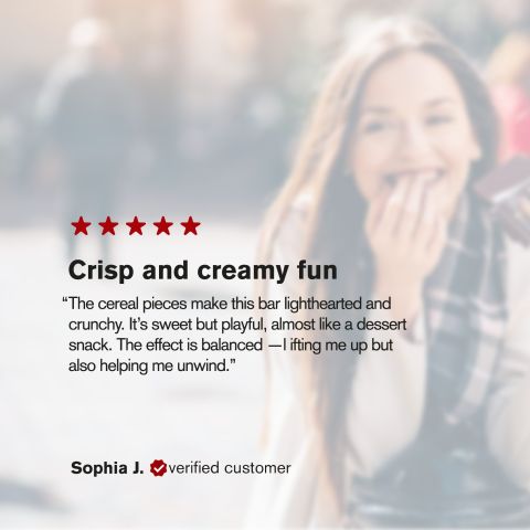 1,200mg Milk Chocolate & Cereal Bar - Delta 8 - Chill Plus - Thumbnail 6