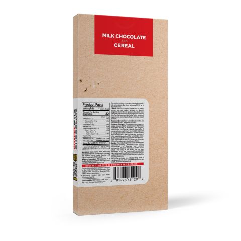 1,200mg Milk Chocolate & Cereal Bar - Delta 8 - Chill Plus - Thumbnail 7