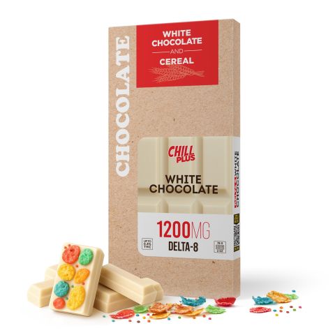 1,200mg White Chocolate & Cereal Bar - Delta 8 - Chill Plus - Thumbnail 2