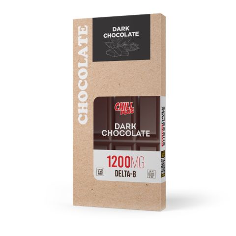1,200mg Dark Chocolate Bar - Delta 8 - Chill Plus - Thumbnail 3