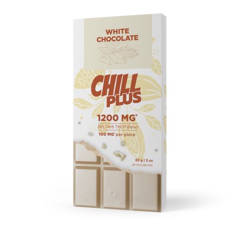 1,200mg White Chocolate Bar - Delta 8 - Chill Plus - Thumbnail 3