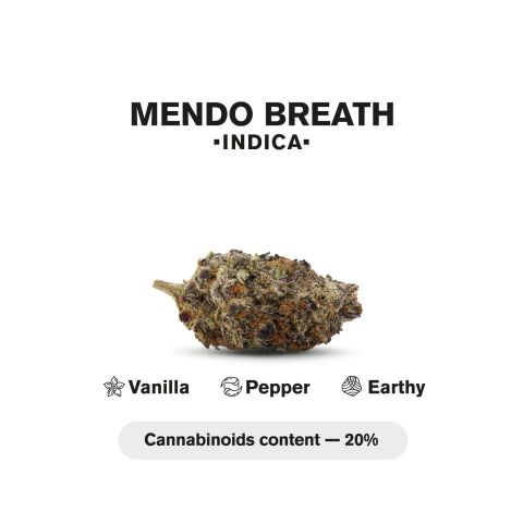 1.5g Mendo Breath King Size Pre-Roll - Indica - THCA - 1 Joint - Thumbnail 5