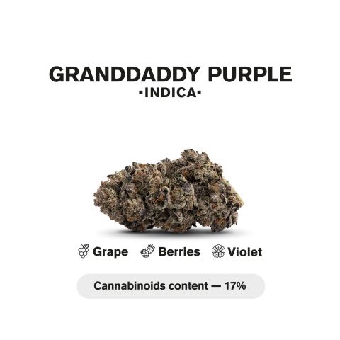 0.5g GrandDaddy Purp Mini Pre-Roll - Indica - THCA - 5 Joints - Thumbnail 5