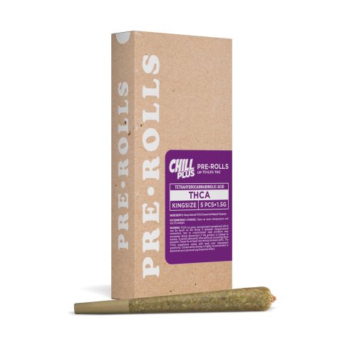 1.5g Strawberry Cough King Size Pre-Roll - Sativa - THCA - 5 Joints - Thumbnail 3