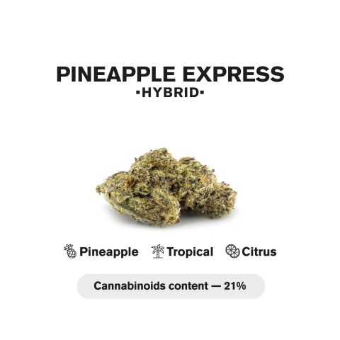 1.5g Pineapple Express Strain King Size Pre-Roll - Hybrid - THCA - 5 Joints - Thumbnail 5