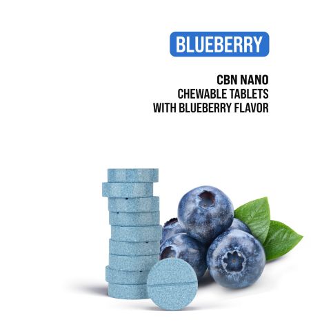 25mg CBN Nano Tablets - Blueberry - Chill Plus - Thumbnail 5