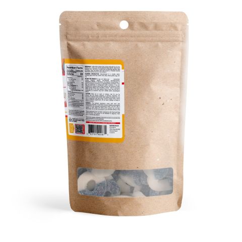 100mg Delta 8 Gummies - Sour Blue Raspberry Rings - Chill Extreme - Thumbnail 11