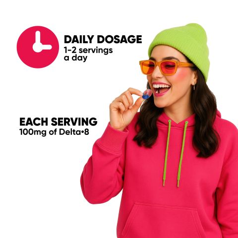 100mg Delta 8 Gummies – Assorted Sour Mix Rings – Chill Extreme - Thumbnail 8