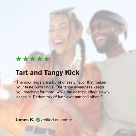 100mg Delta 8 Gummies – Assorted Sour Mix Rings – Chill Extreme - Thumbnail 10