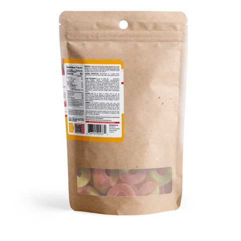 100mg Delta 8 Gummies – Peach Sour Rings – Chill Extreme - Thumbnail 11