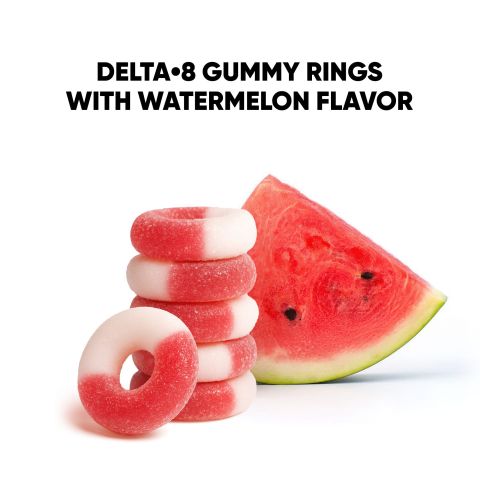 100mg Delta 8 Gummies - Sour Watermelon Rings - Chill Extreme - Thumbnail 5