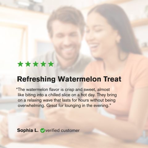 100mg Delta 8 Gummies - Sour Watermelon Rings - Chill Extreme - Thumbnail 10