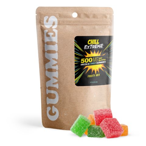 500mg D8 & THCP Gummies - Fruity Mix - Chill Extreme - Thumbnail 6