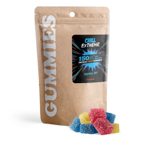 150mg D8 & THCP Gummies - Tropical Mix - Chill Extreme - Thumbnail 6