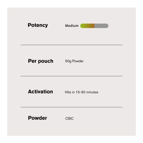 50g CBC Distillate Nano Powder - Bulk Nano Technology - Thumbnail 4