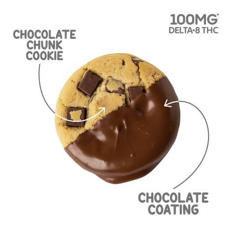 100mg Delta 8 Chocolate Chunk Cookie - Chill Plus - Thumbnail 4
