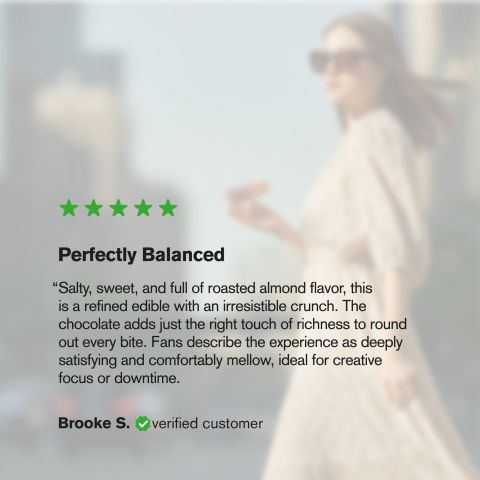 100mg Delta 8 Caramel Almond & Sea Salt Nut Bar - Chill Plus - Thumbnail 7