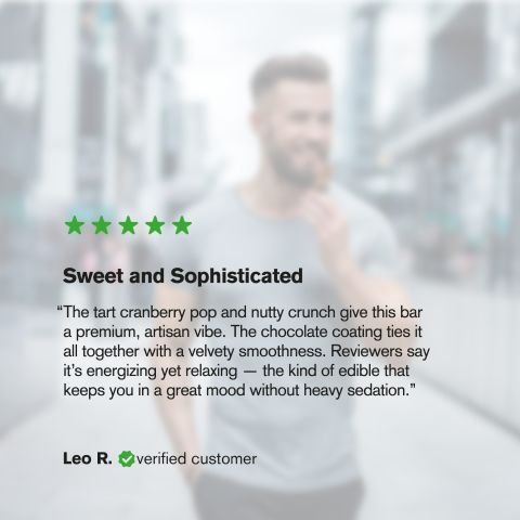 100mg Delta 8 - Cranberry Almond Nut Bar - Chill Plus - Thumbnail 7