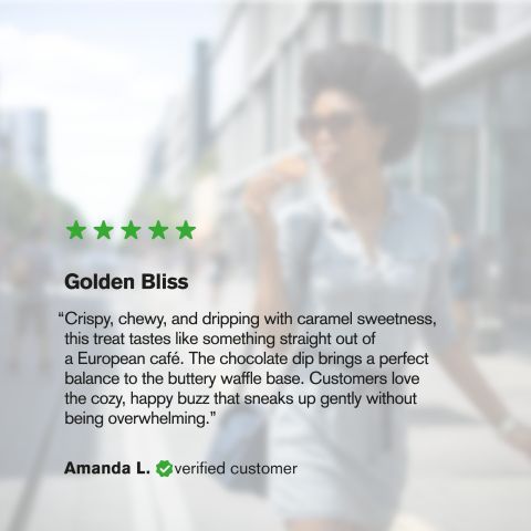 100mg Delta 8 Caramel Almond Waffle - Chill Plus - Thumbnail 7